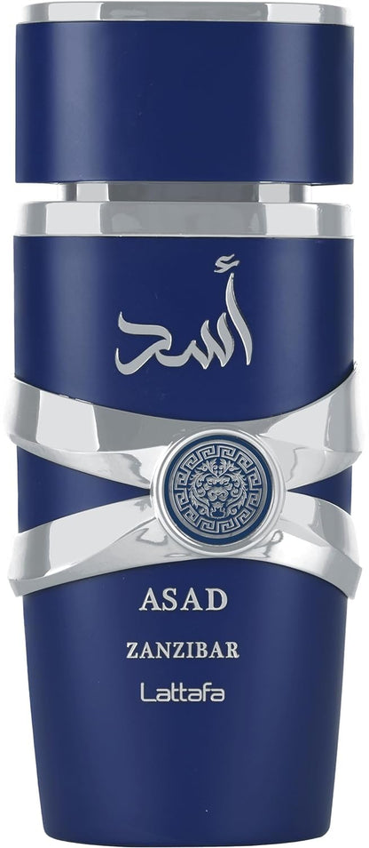 Lattafa Asad Zanzibar for Men Eau de Parfum Spray. 100ml