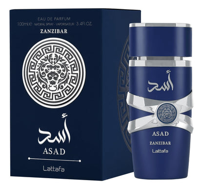 Lattafa Asad Zanzibar for Men Eau de Parfum Spray. 100ml