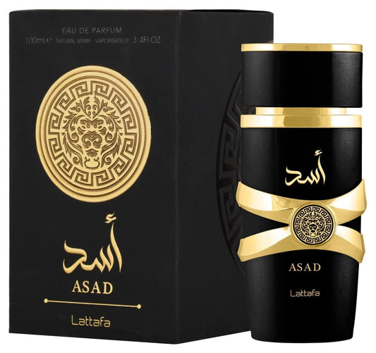 Lattafa Perfumes Asad for Unisex Eau de Parfum Spray, 100ml